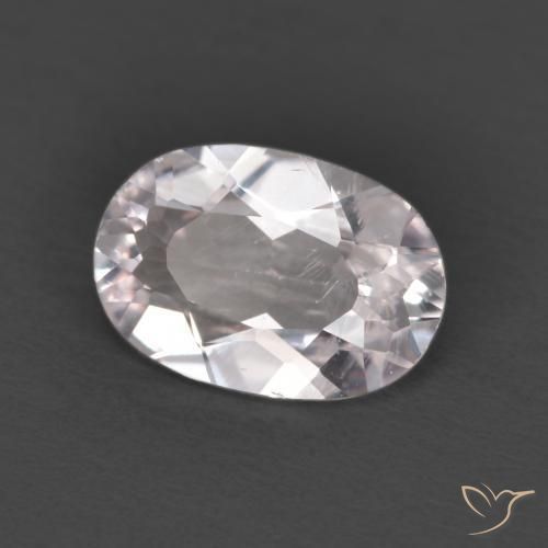 Morganite Rose clair naturelle ovale, 0.72 ct, VS