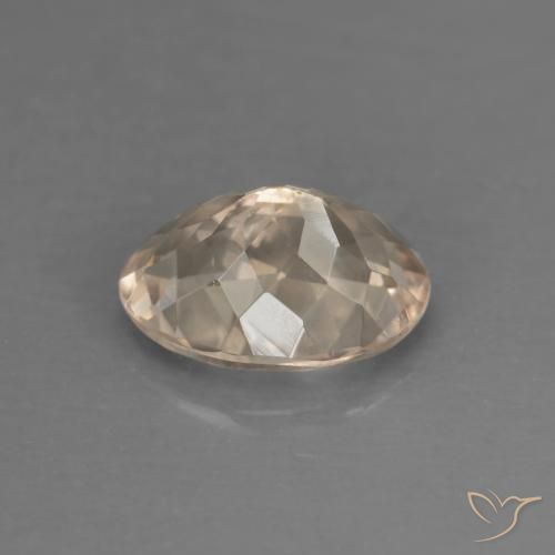 Morganite Saumon Rose naturelle ovale, 1.08 ct, VVS-VS