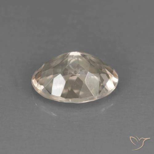 Morganite Saumon Rose naturelle ovale, 1.03 ct, VVS-VS