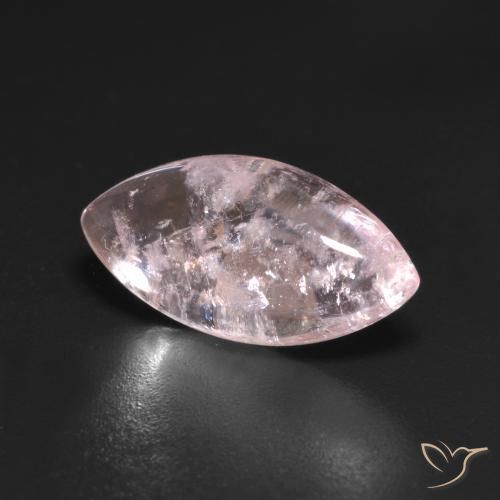 Morganite Rose léger naturelle Marquise, 3.86 ct, Transparent