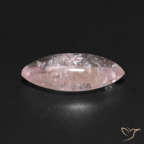 Morganite Rose léger naturelle Marquise, 3.86 ct, Transparent