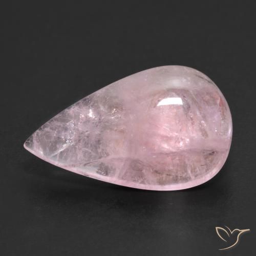 Morganite Rose clair naturelle En forme de poire, 8.04 ct, Translucide