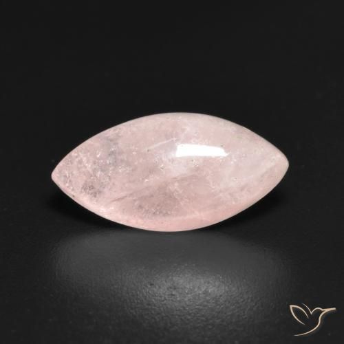 2.74ct Naturel Rose corail léger Morganite, Marquise, Translucide