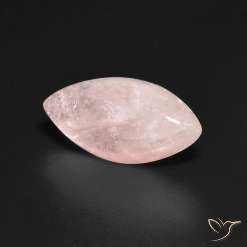 Morganite Rose corail léger naturelle Marquise, 2.74 ct, Translucide