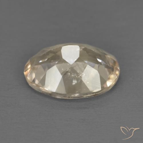 Morganite Crème naturelle ovale, 1.18 ct, VS