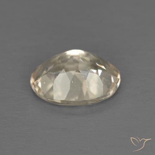 Morganite Crème naturelle ovale, 1.28 ct, VS