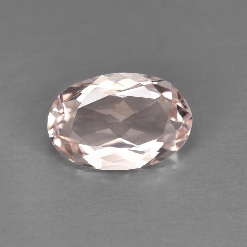 Morganite Rose moyen naturelle Coupe ovale, 0.84 ct, VVS-VS
