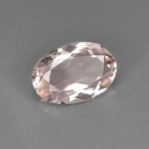 Morganite Rose moyen naturelle Coupe ovale, 0.84 ct, VVS-VS