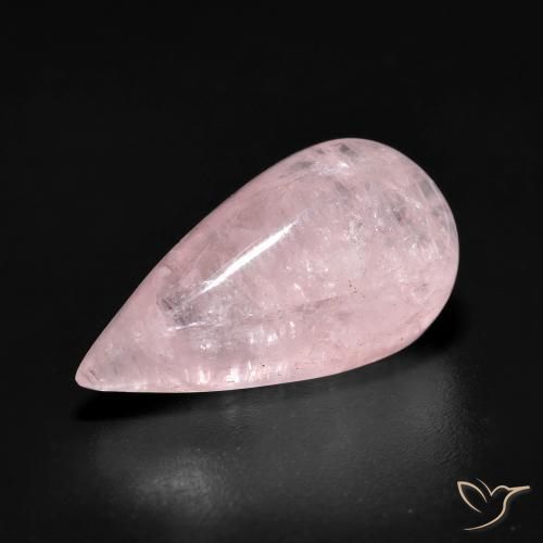 Morganite Rose léger naturelle En forme de poire, 7.68 ct, Translucide