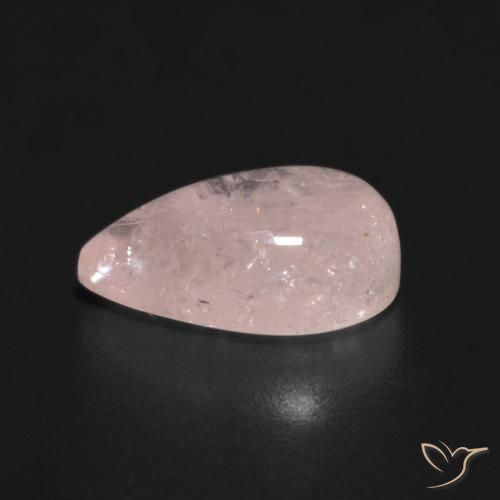 Morganite Rose clair naturelle En forme de poire, 2.43 ct, Translucide
