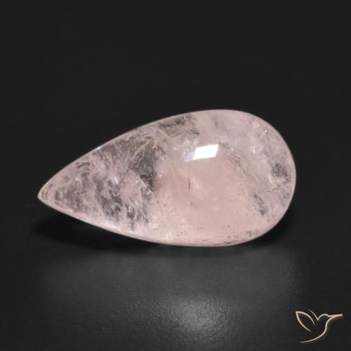 Morganite Rose léger naturelle En forme de poire, 4.42 ct, Transparent