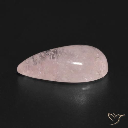 Morganite Rose léger naturelle En forme de poire, 4.42 ct, Transparent