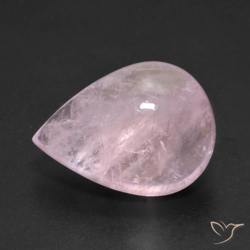 Morganite Rose clair naturelle En forme de poire, 7.89 ct, Transparent