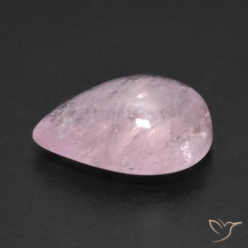 Morganite Rose clair naturelle En forme de poire, 7.89 ct, Transparent