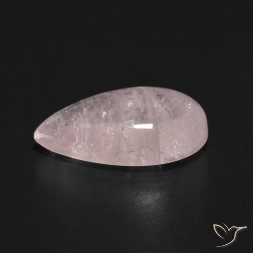 Morganite Rose naturelle En forme de poire, 3.65 ct, Transparent