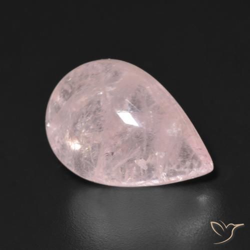 Morganite Rose clair naturelle En forme de poire, 5.23 ct, Transparent