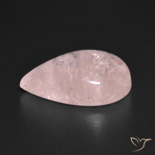 Morganite Rose clair naturelle En forme de poire, 5.23 ct, Transparent