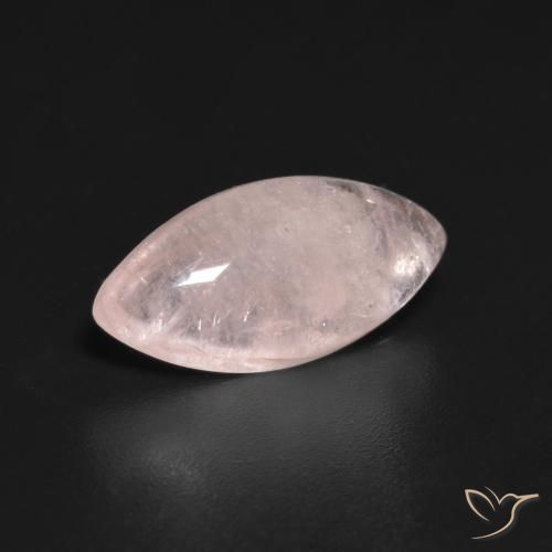 Morganite Rose corail naturelle Marquise, 2.97 ct, Translucide