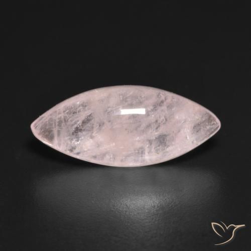 3.53ct Naturel Rose léger Morganite, Marquise, Transparent