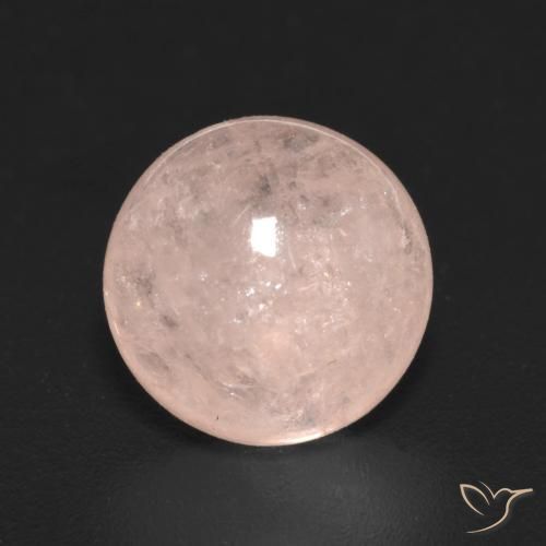 3.11ct Naturel Saumon Rose Morganite, Tour, Translucide