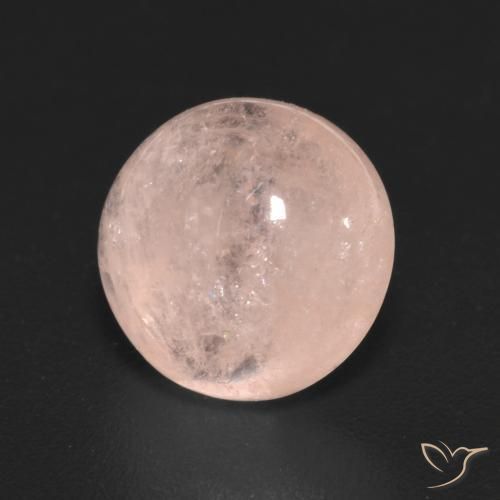 Morganite Saumon Rose naturelle Tour, 3.11 ct, Translucide