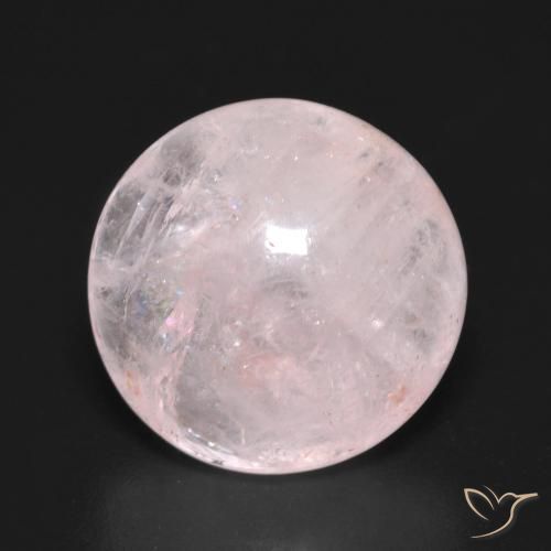 9.00ct Naturel Rose rosé très clair Morganite, Tour, Transparent