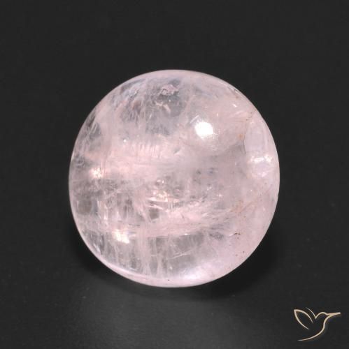 Morganite Rose corail naturelle Tour, 5.25 ct, Transparent