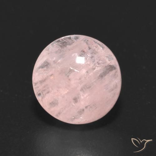 1.97ct Naturel Rose corail léger Morganite, Tour, Transparent
