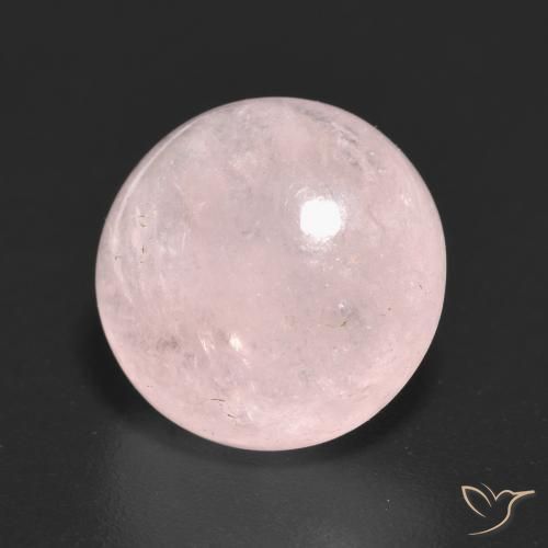 Morganite Rose pêche léger naturelle Tour, 7.34 ct, Translucide