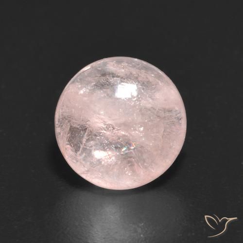 1.46ct Naturel Rose léger Morganite, Tour, Transparent