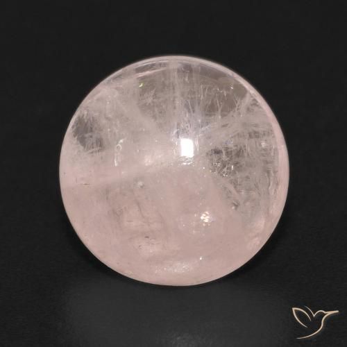 2.75ct Naturel Rose clair Morganite, Tour, Transparent