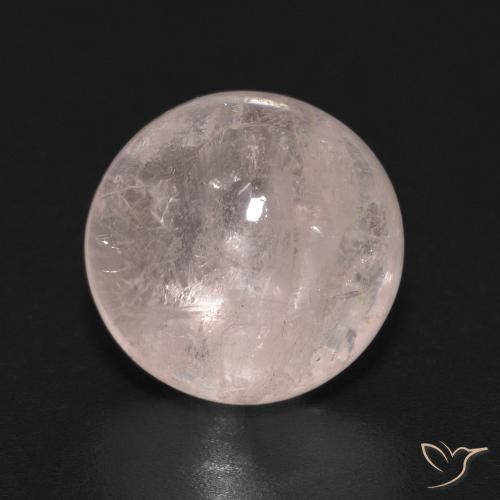 4.35ct Naturel Flamant rose Morganite, Tour, Transparent