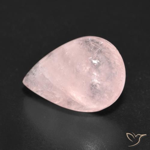 Morganite Flamant rose naturelle En forme de poire, 4.38 ct, Transparent