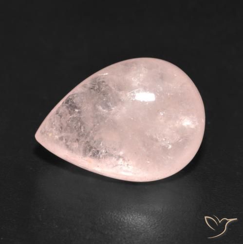 Morganite Flamant rose naturelle En forme de poire, 4.86 ct, Translucide