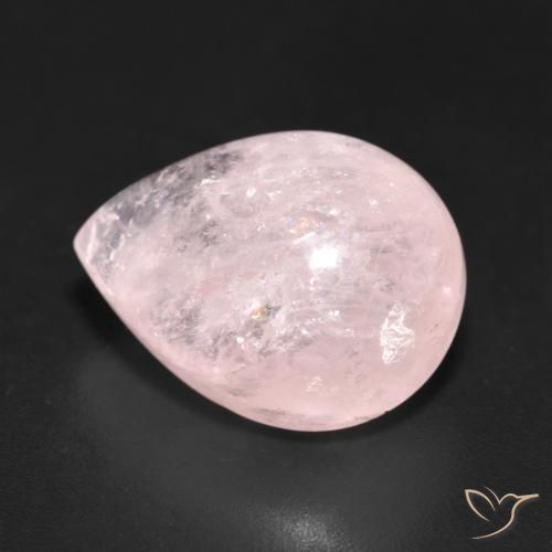 Morganite Rose clair naturelle En forme de poire, 10.51 ct, Translucide