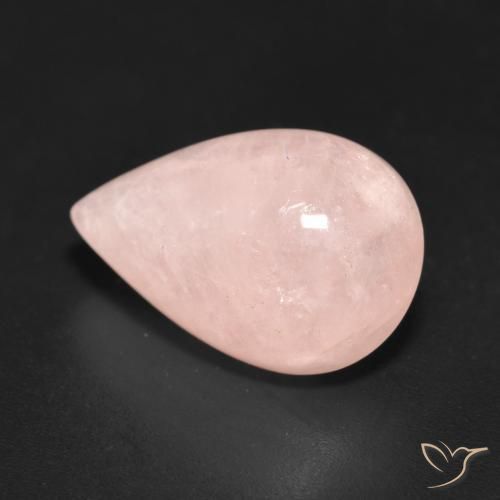 Morganite Rose moyen naturelle En forme de poire, 8.45 ct, Translucide