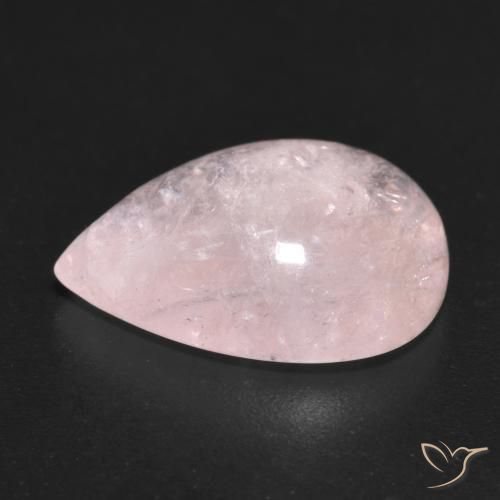 Morganite Rose clair naturelle En forme de poire, 6.15 ct, Translucide
