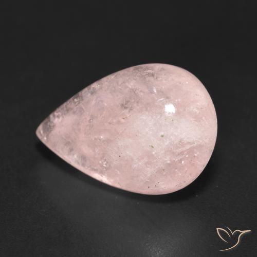 Morganite Rose moyen naturelle En forme de poire, 7.00 ct, Translucide