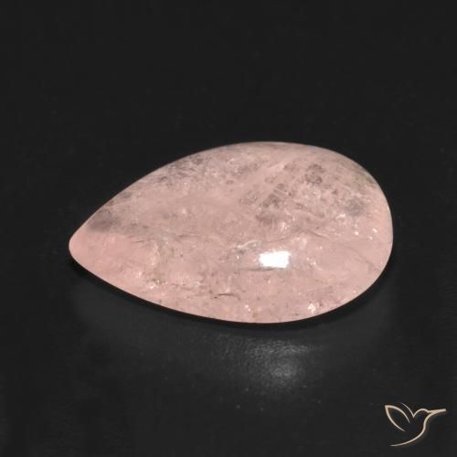 Morganite Flamant rose naturelle En forme de poire, 6.51 ct, Transparent