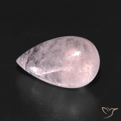 Morganite Rose moyen-léger naturelle En forme de poire, 4.55 ct, Transparent