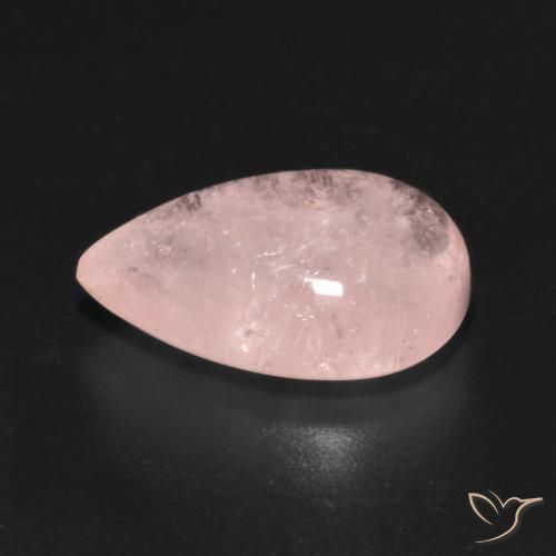 Morganite Rose léger naturelle En forme de poire, 5.66 ct, Transparent