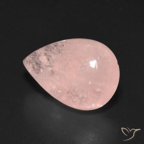 Morganite Rose moyen naturelle En forme de poire, 5.86 ct, Transparent