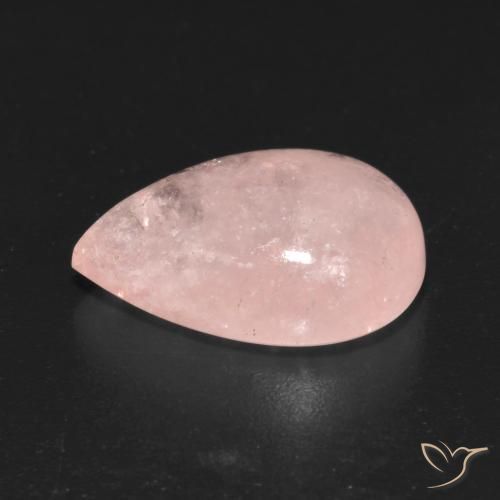 Morganite Rose moyen naturelle En forme de poire, 5.86 ct, Transparent