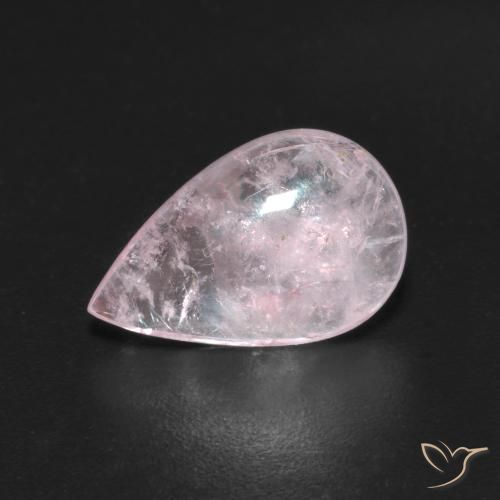 Morganite Rose clair naturelle En forme de poire, 2.26 ct, Transparent