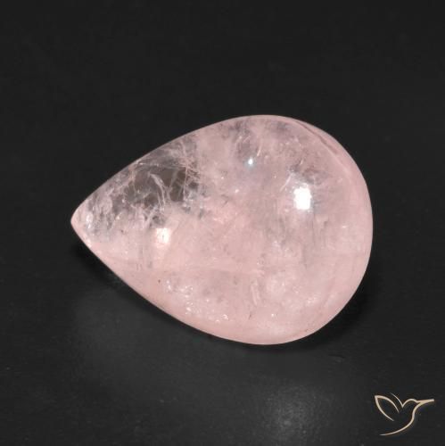 Morganite Rose clair naturelle En forme de poire, 5.08 ct, Transparent