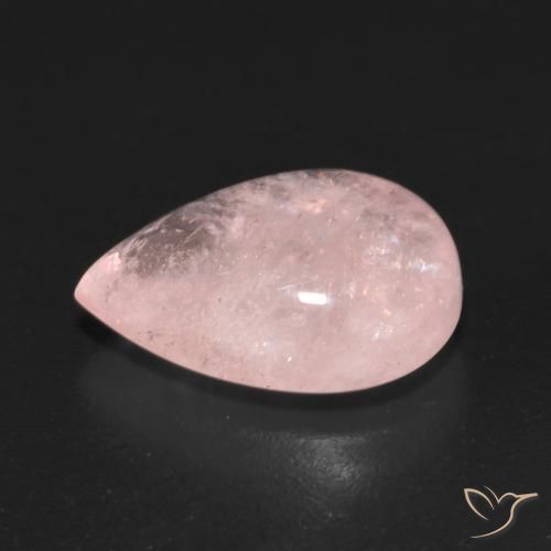 Morganite Rose clair naturelle En forme de poire, 5.08 ct, Transparent