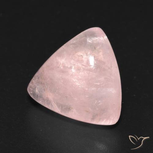 Morganite Rose clair naturelle Trillion, 4.86 ct, Transparent