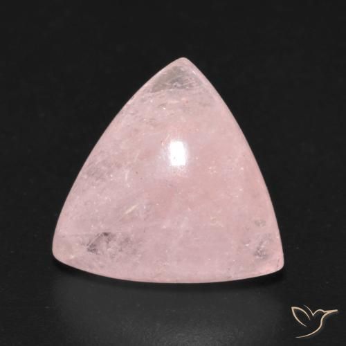 5.01ct Naturel Rose léger Morganite, Trillion, Transparent