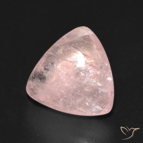 Morganite Rose moyen naturelle Trillion, 3.62 ct, Transparent