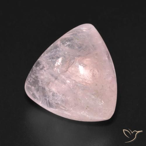 Morganite Rose moyen naturelle Trillion, 6.66 ct, Transparent